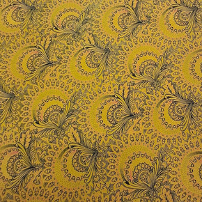 Original 3 Cat Fabric C/W58 Yellow 90cm (7823776153689)