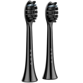 AENO Toothbrush AENO Replacement Electric Toothbrush Heads 2 Piece Black ADBTH4-6