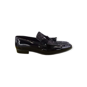 Assente Formal Shoes Assente Men's Slip On Patent Shoe Black (7814806208601)