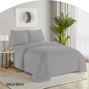 Simon Baker Organic Bamboo Cotton Wild Dove Duvet Cover Set (7895679926361)