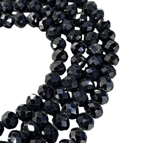 BEADS Habby Black AB/Full String Crystal Glass Bead (7808035684441)