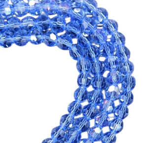 BEADS Habby Blue AB/Full String Crystal Glass Bead (7819280482393)