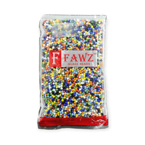 BEADS Habby Faws Glass Beads 6mm 400g Pkt Assorted (7798531752025)