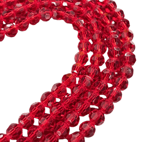 BEADS Habby Red AB/Full String Crystal Glass Bead (7808031260761)