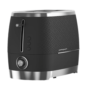 Beko Toaster Beko Cosmopolis 2 Slice Toaster Black/Chrome TAM8202B (7825015504985)