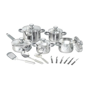 BENNETT READ POTS Bennett Read 19 Piece Supreme Strainer Stainless Steel Set KSC319