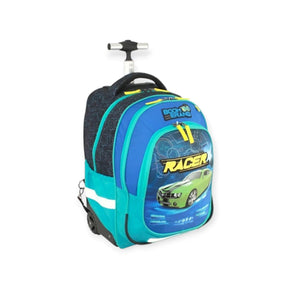 Boomerang School Bag Boomerang Large Racer Trolley Backpack