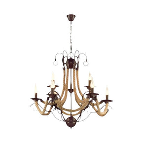 BRIGHT STAR LIGHTING Chandelier Bright Star Lighting Chandelier CH475/9 Brown