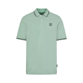 Bugatti Golf T Shirt Bugatti Men's Golf T Shirt With Contrasting Stripes in Mint (7778199765081)