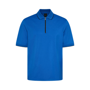 Bugatti Golf T Shirt Bugatti Men's Golf T Shirt With Zip Blue (7778114535513)