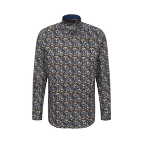 Bugatti Shirts Bugatti Shirt Multi Brown (7778003484761)