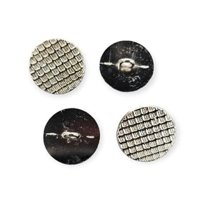 BUTTONS Habby Metal Silver Button (7798476636249)