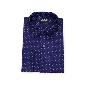 Carlo G Shirts Men's Carlo G Long Sleeve Shirt Navy