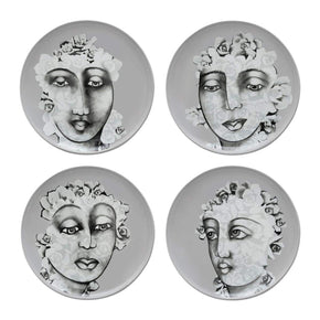 Carrol Boyes Bowl Carrol Boyes Succulent Faces Dinner Plate Set Of 4