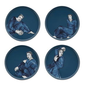 Carrol Boyes Bowls Carrol Boyes Indigo Blues Dinner Plate Set Of 4 (7797992685657)