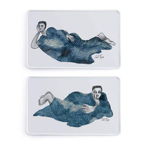 Carrol Boyes Platter Carrol Boyes Indigo Girls Platter Rectangle Set Of 2 (7101764141145)