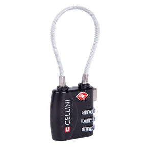 CELLINI Luggage Accessories Cellini Accessories Tsa Cable Lock Black 331015 (7768910397529)