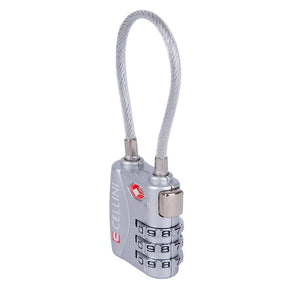 CELLINI Luggage Accessories Cellini Accessories Tsa Cable Lock Silver 331018