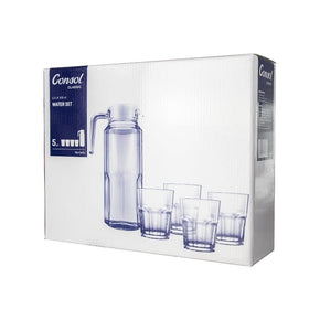 Consol GLASS Consol Marbella Water Set Of 5