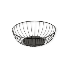 Continental Homeware Fruit Basket Continental Homeware Single Fruit Basket Black CH735