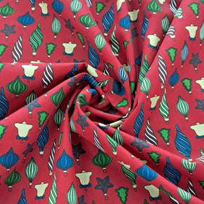 COTTON Dress Fabrics 117 Christmas Cotton  Prints 150cm (7820579143769)