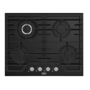 DEFY Gas Hob DEFY 65cm Black Gas HOB DHG614 (7800992923737)