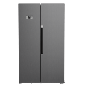 Defy Side by side fridge Defy 680L Satin Metallic Side by Side Fridge DFF538