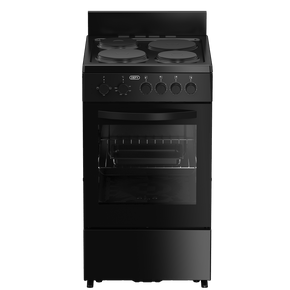 DEFY Stove Defy 50cm Black 4 Plate Electric Stove DSS554