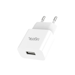 Loopd LITE 1 Port Home Charger - White (7766040936537)