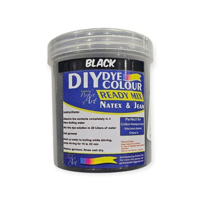 DIY DYE HABBY Black DIY Natex & Jean Ready Mix Dye 560g (7758380007513)