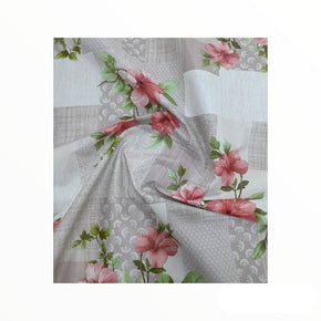 EDURA Plastic Tabling Flannel Backed Flowers Plastic Tabling 250A 140 cm (7798253977689)