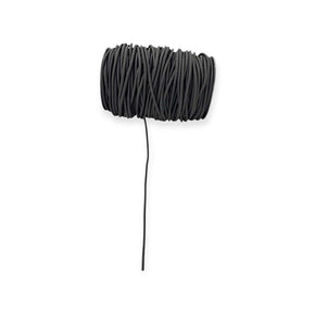 ELASTIC HABBY Round Elastic Black 5MM (7819680219225)