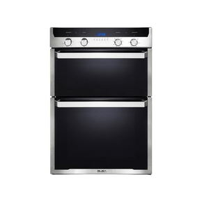 Elba OVEN Elba Elio 60cm Stainless Steel & Black Glass Finish  Multi-Function Electric Double Oven 02/ELIO800D (7702756687961)