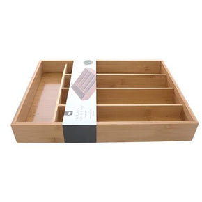 Excellent Houseware Dome Bamboo Excellent Houseware Cutlery Tray Bamboo 35x26x5cm 21060 (7817792946265)