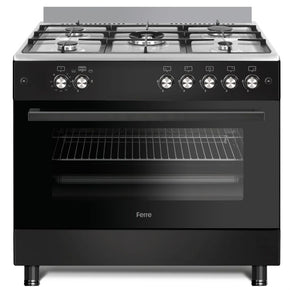 FERRE Gas Stove Ferre 90cm Black Free Standing Gas Stove F9S50G2.HIB (7820863438937)