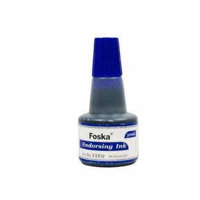 Foska Office stationary Foska Endorsing Ink 30ml Blue YX030 (7810147549273)