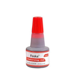 Foska Office stationary Foska Endorsing Ink 30ml Red YX030