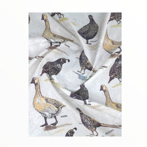 Game Birds Polycotton Tabling Fabric 2041 235cm (7906437496921)