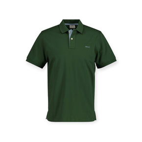 Gant Golf T Shirt Gant Regular Fit Contrast Pique Rugger Golfer Green (7805225795673)