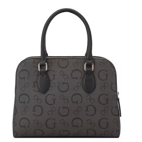 Guess Ladies Handbags Guess Women's Bag Delphina Satchel Black