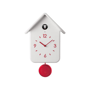 Guzzini Wall Clocks Guzzini Cuckoo Clock With Pendulum Home White GZ16860211