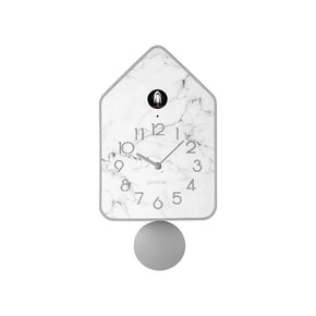 Guzzini Wall Clocks Guzzini Wall Clock With Pendulum Home Marble Dark Grey GZ168607177