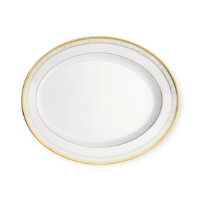 Noritake Hampshire Gold Platter Large 39cm HAMPG022 (7792264773721) (7792266379353)