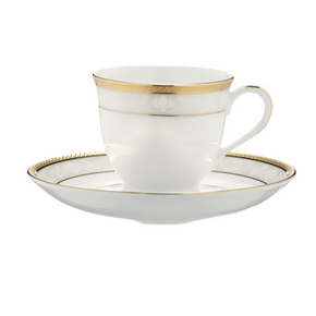 Noritake Hampshire Gold Espresso Cup & Saucer 90ml HAMPG051 (7792276766809)