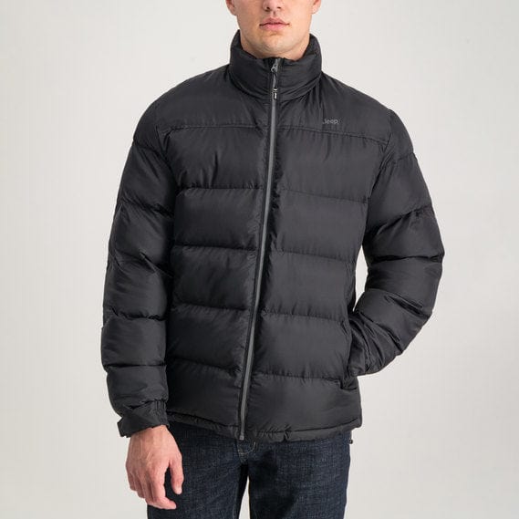 Jeep Hero Puffer Jacket Black for Sale ️ Lowest Price Guaranteed