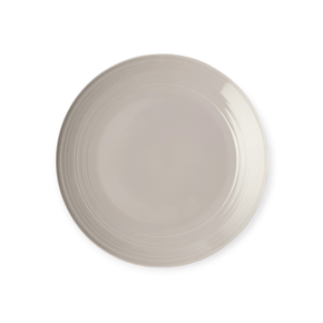 Jenna Clifford Dinner Plate Jenna Clifford Embossed Lines Dinner Plate 27cm Light Grey