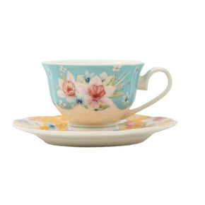 Jenna Clifford MUGS Jenna Clifford Jenna’s Garden Cup and Saucer JC-7268 (7750510477401)