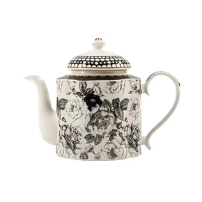 Jenna Clifford Teapot Jenna Clifford Black Rose Tea Pot JC-7237 (7140052664409)