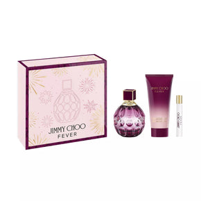 Jimmy Choo Fragrance Jimmy Choo Fever Eau De Parfum Set 100ml + 7.5ml +Body Lotion 100ml (7738835599449)