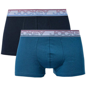 Jockey Underwear Jockey 2 PK Plain New Gen Short Leg Trunk (7809088159833)